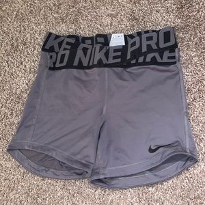 Gray Nike Pros